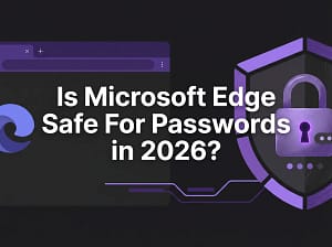 Is Microsoft Edge safe for passwords in 2026 — Edge password plain text memory exposure compared to encrypted vault