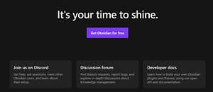obsidian website
