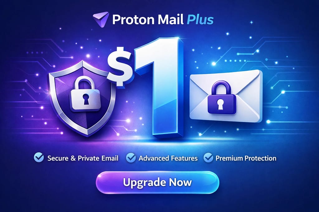 Secure proton mail and proton drive deal one dollar