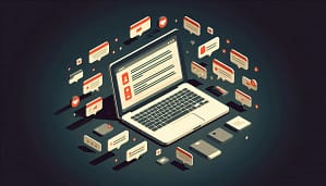 Best task management tool for ADHD professionals: calm task list surrounded by notification distractions