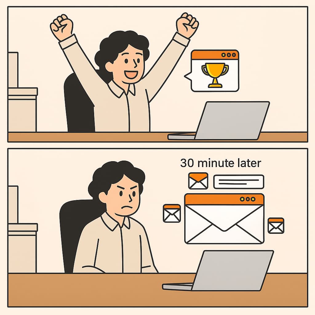 Inbox interface showing SaneBox folders SaneLater, SaneNews and SaneBlackHole for automated email sorting