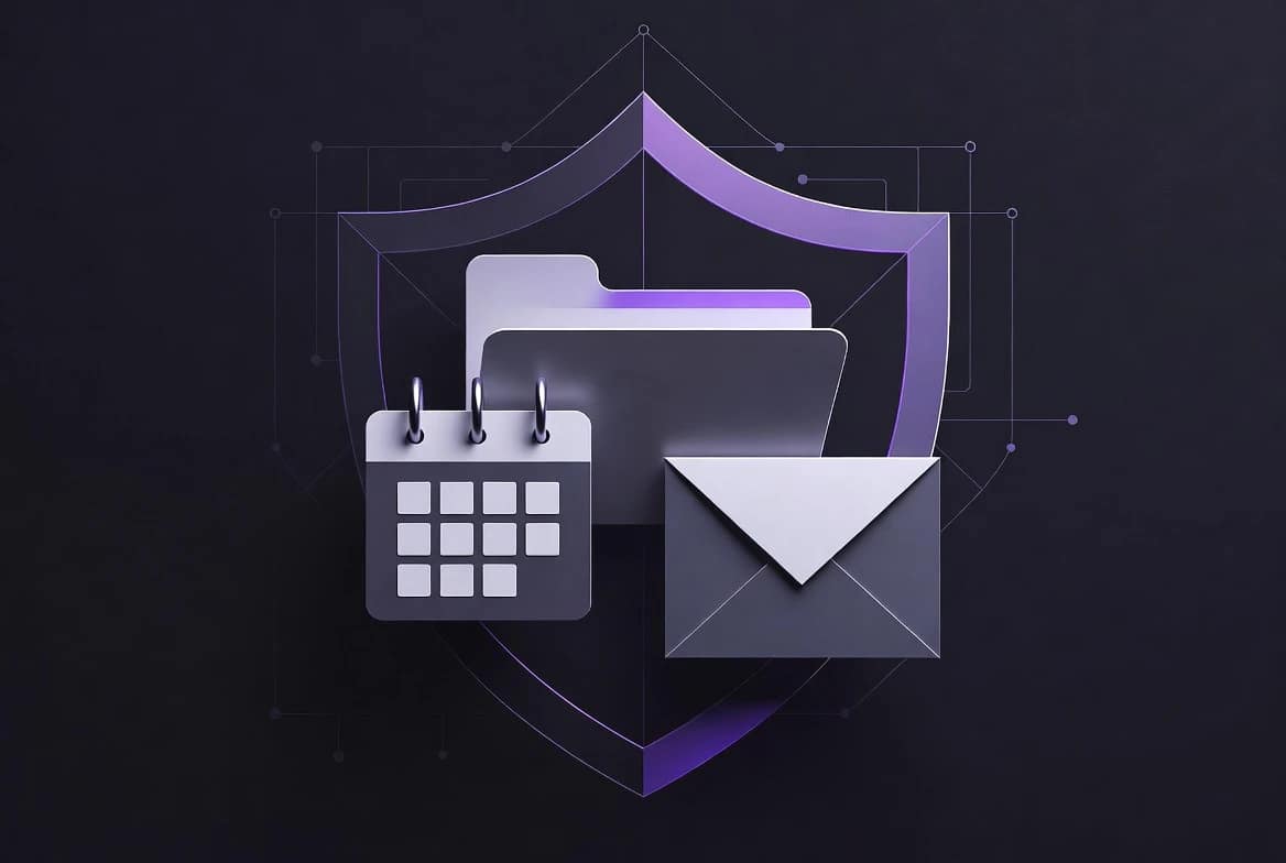 Zero-Knowledge Productivity Ecosystem A unified shield encompassing a calendar, cloud storage, and email, addressing secure messaging vulnerabilities through compartmentalisation.