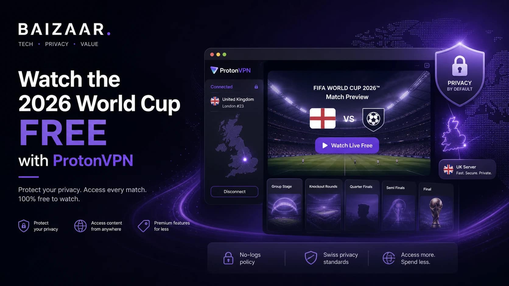 How to watch the 2026 FIFA World Cup free with ProtonVPN anywhere