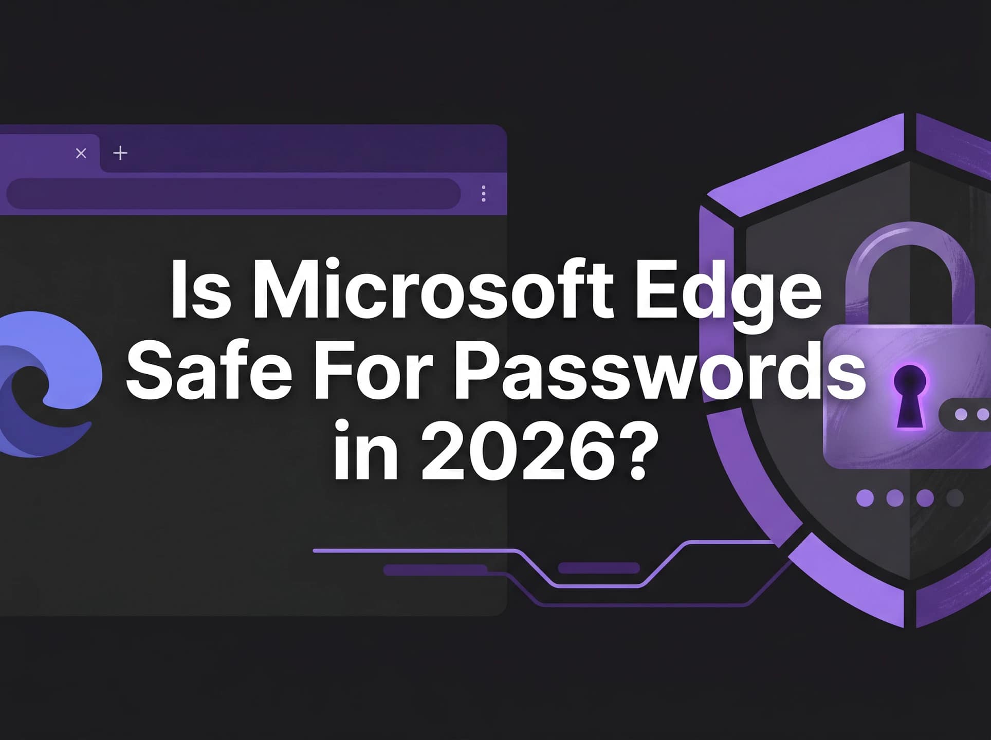 Is Microsoft Edge safe for passwords in 2026 — Edge password plain text memory exposure compared to encrypted vault